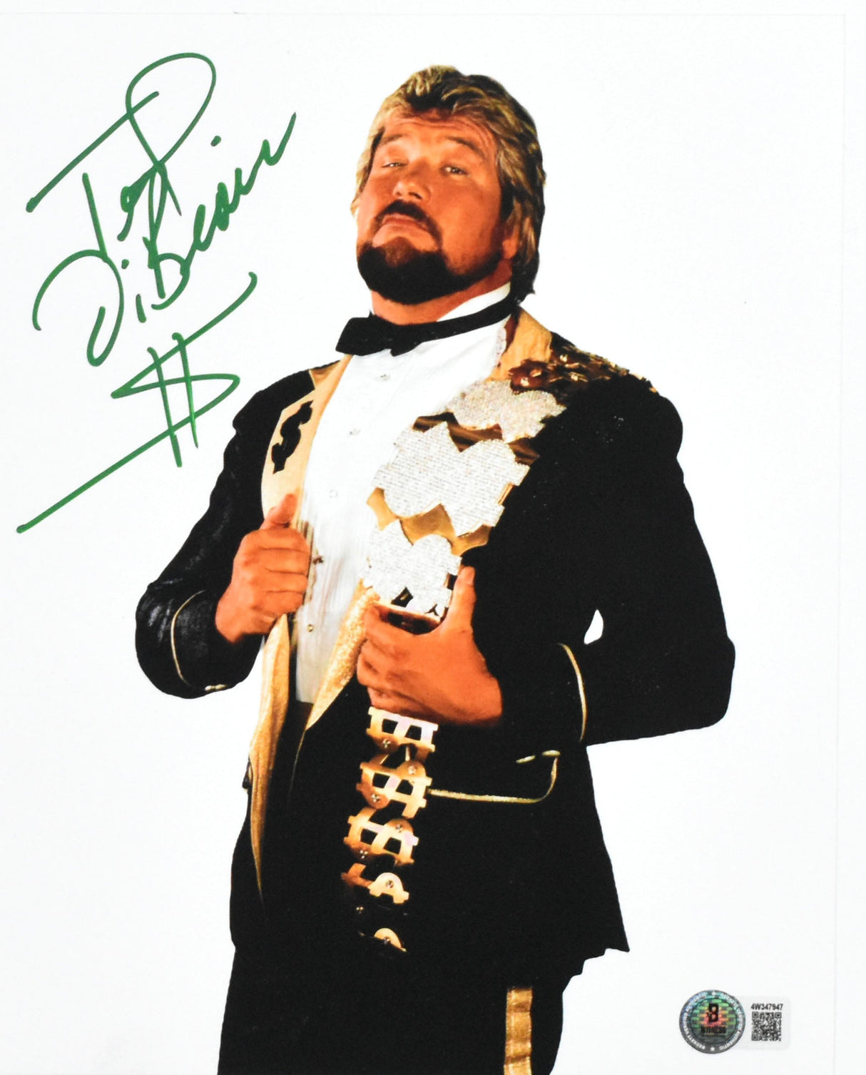 Ted DiBiase Autographed 8x10 Close Up Photo - Beckett W Holo