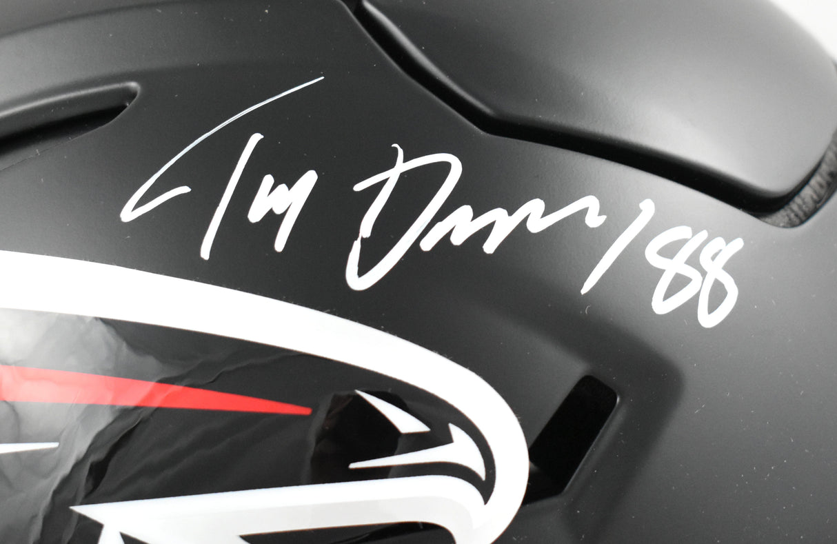 Tony Gonzalez Autographed Atlanta Falcons F/S Speedflex Helmet - Beckett W Holo