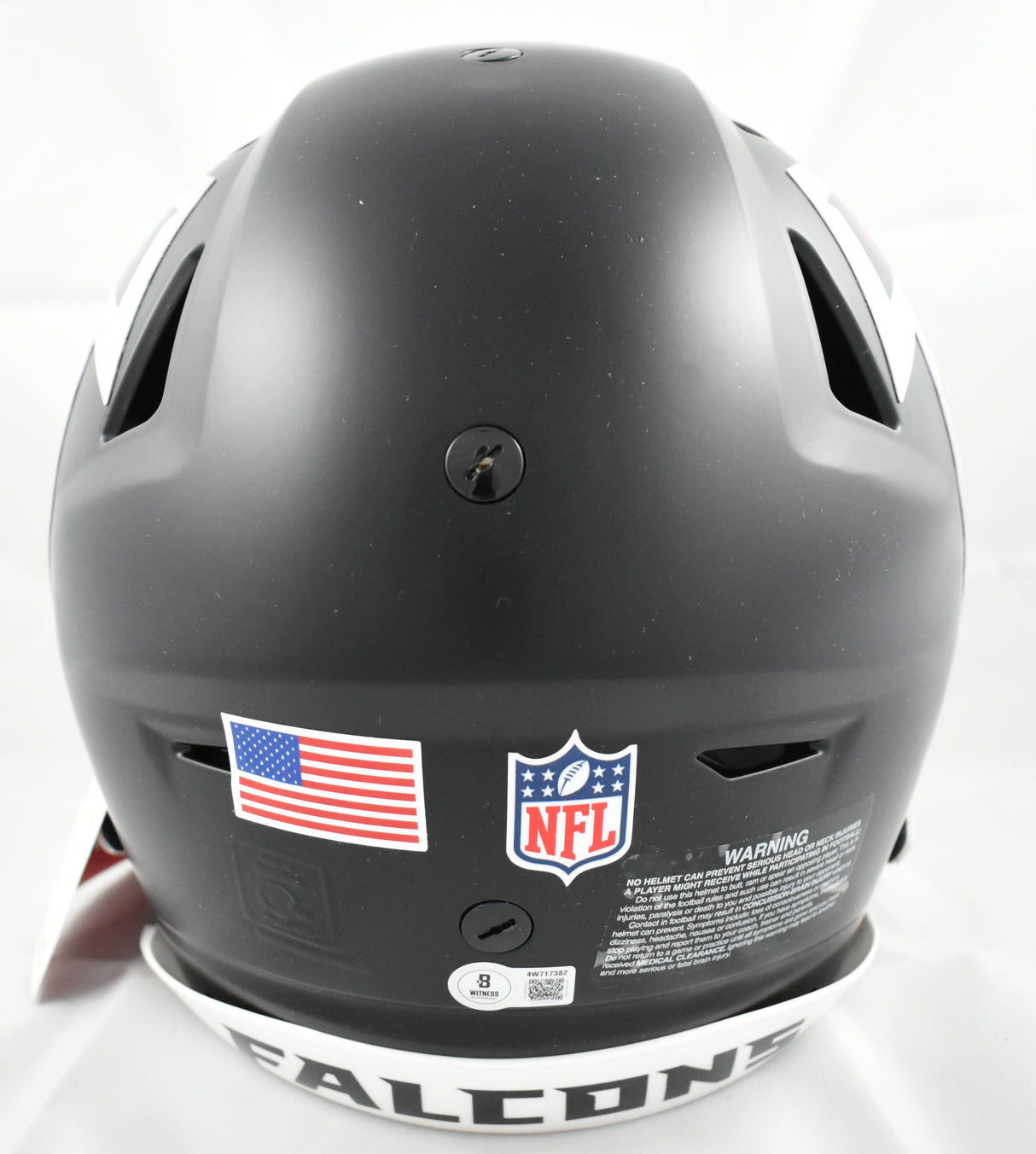 Tony Gonzalez Autographed Atlanta Falcons F/S Speedflex Helmet - Beckett W Holo