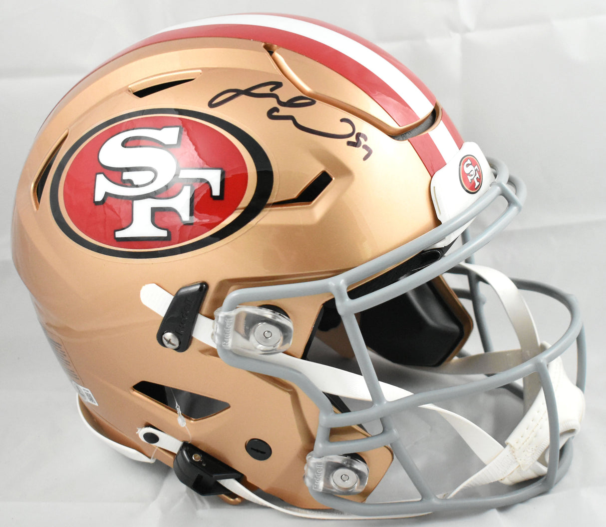 Fred Warner Autographed San Francisco 49ers F/S Speedflex Helmet - Beckett Holo