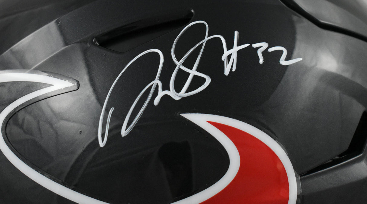 David Montgomery Autographed Houston Texans F/S Speedflex Helmet -Beckett W Holo