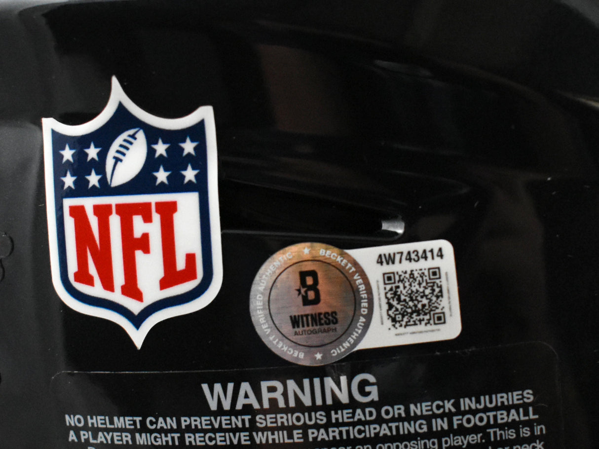 David Montgomery Autographed Houston Texans F/S Speedflex Helmet -Beckett W Holo
