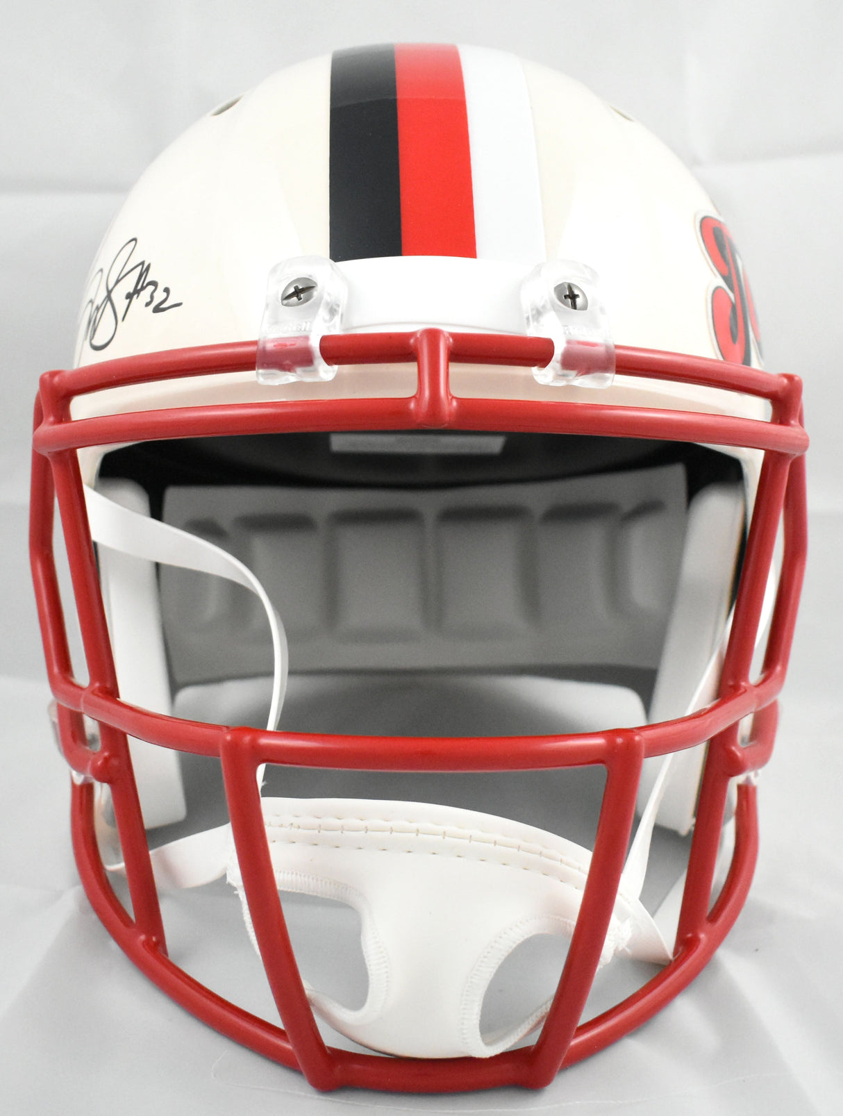 David Montgomery Signed Houston Texans F/S Retro Speed Helmet-Beckett W Holo