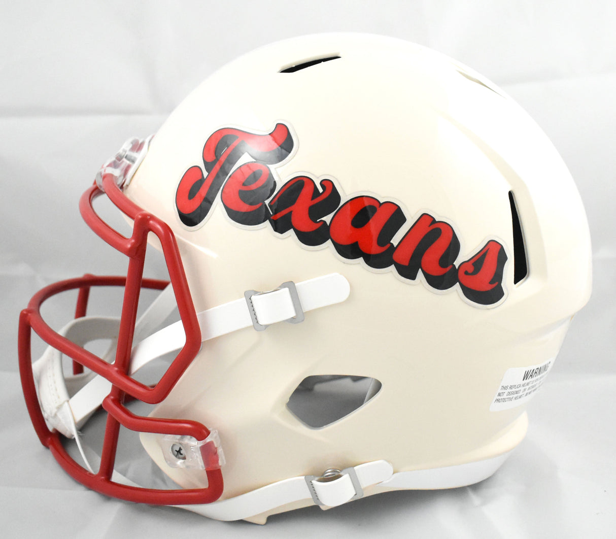 David Montgomery Signed Houston Texans F/S Retro Speed Helmet-Beckett W Holo