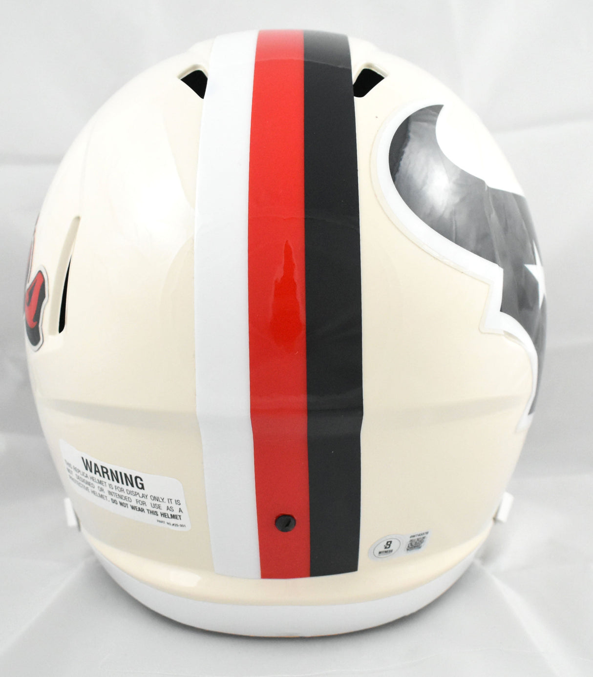David Montgomery Signed Houston Texans F/S Retro Speed Helmet-Beckett W Holo