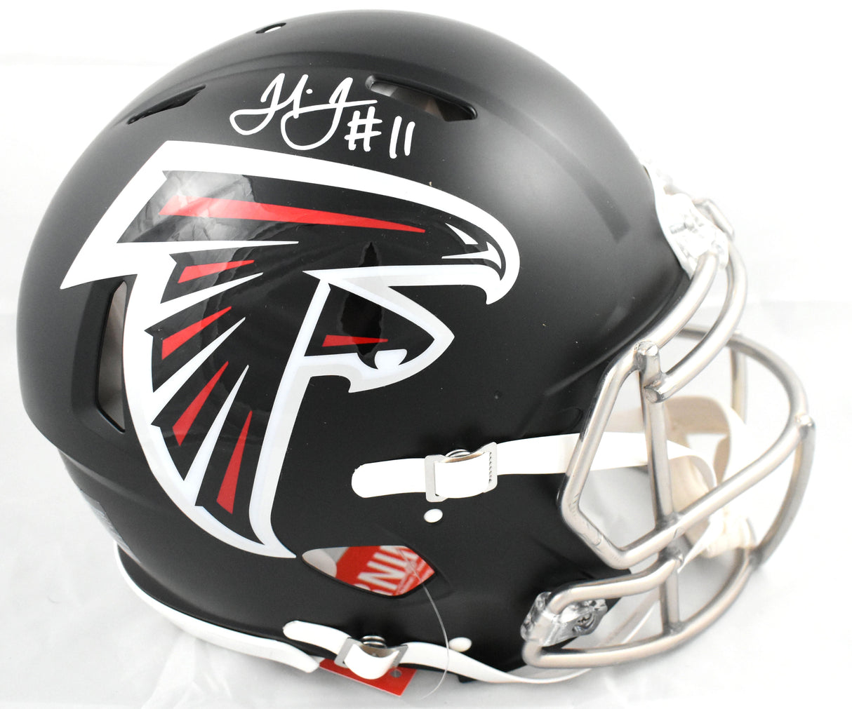 Julio Jones Autographed Atlanta Falcons F/S Speed Authentic Helmet - Beckett W