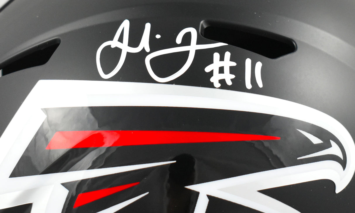 Julio Jones Autographed Atlanta Falcons F/S Speed Helmet - Beckett W Hologram