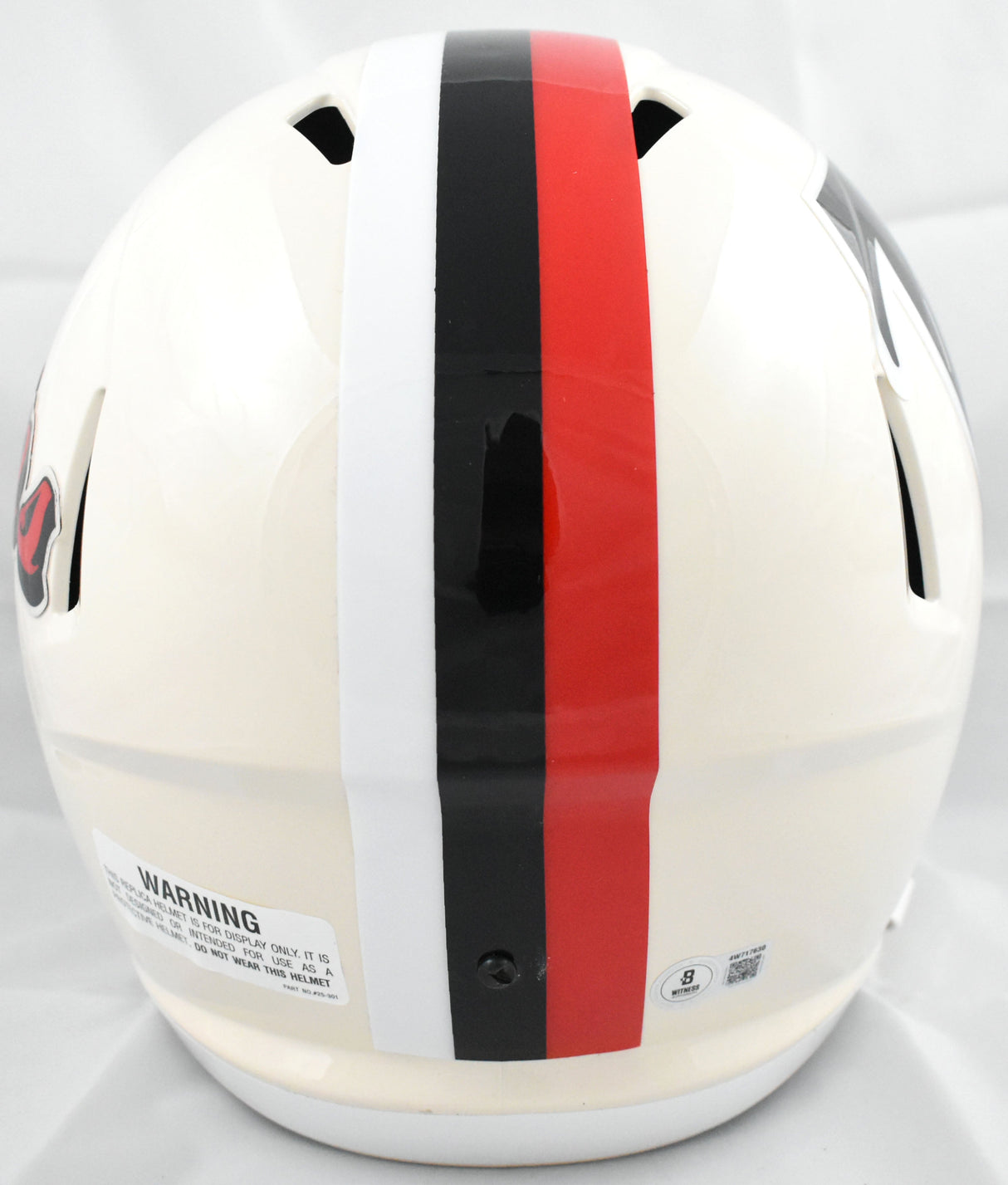 Julio Jones Autographed Atlanta Falcons F/S Retro Speed Helmet - Beckett W Holo