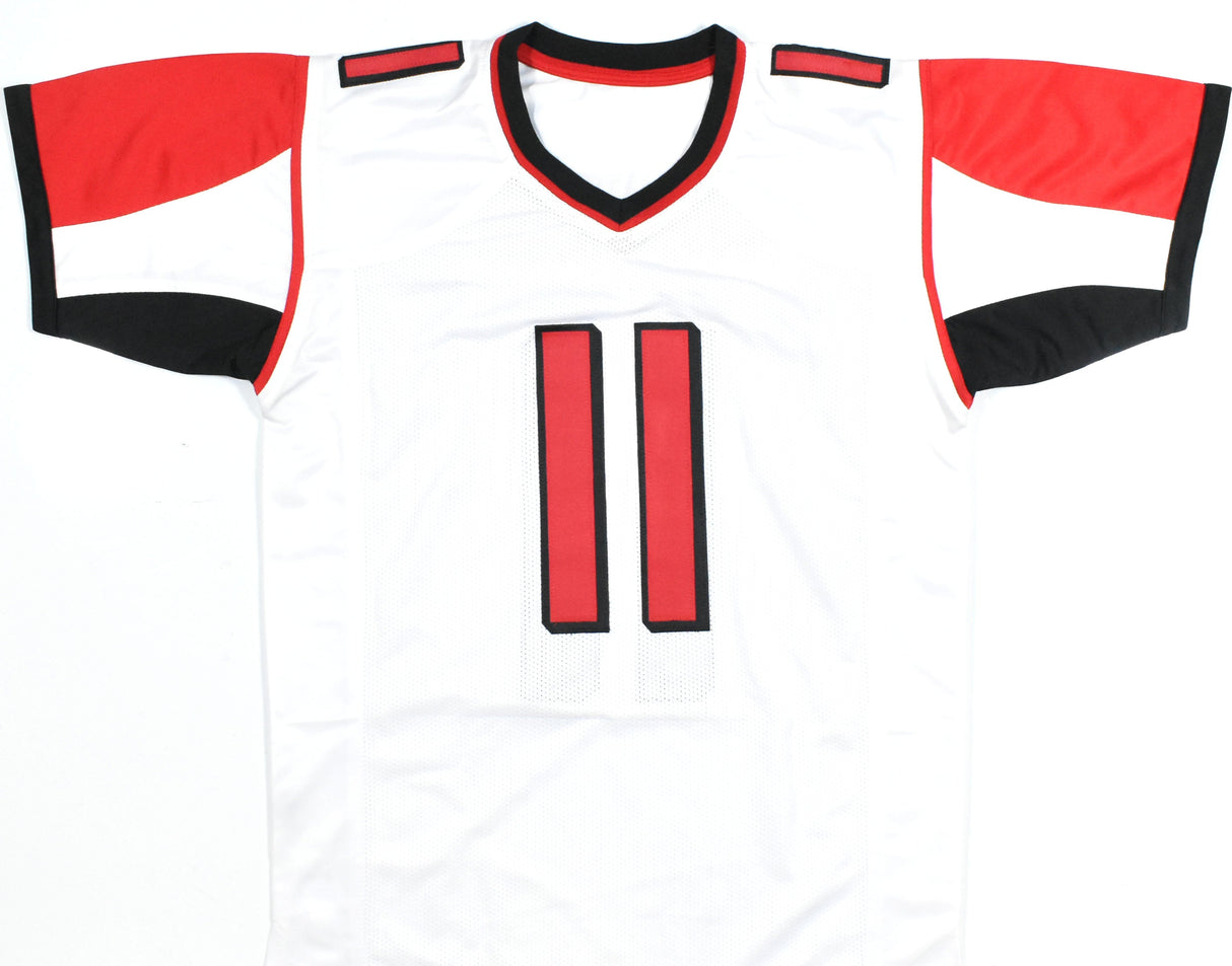 Julio Jones Autographed White Pro Style Jersey - Beckett W Hologram *Black