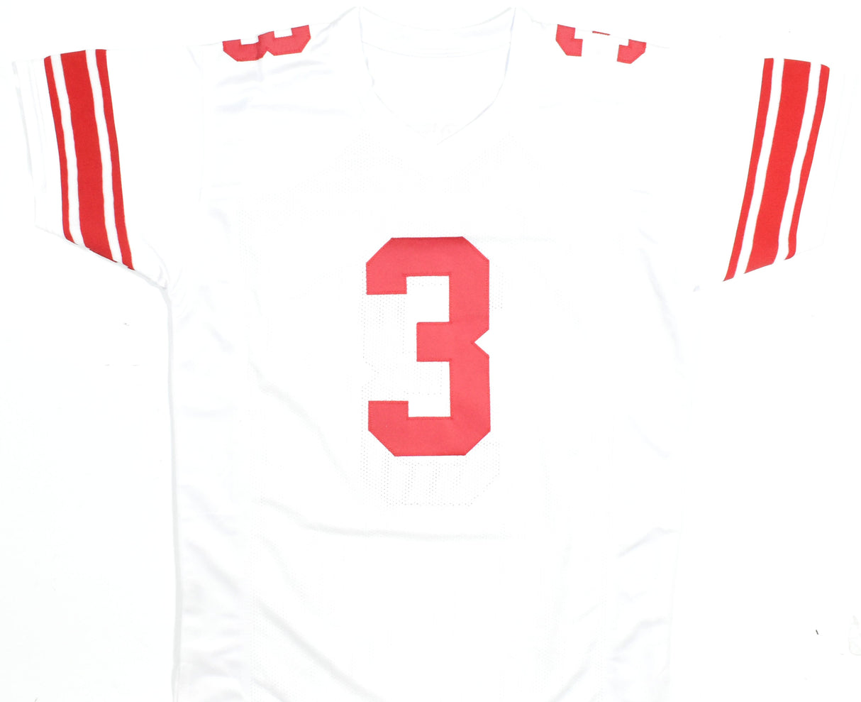 Abdul Carter Autographed White Pro Style Jersey - Beckett W Hologram *Black