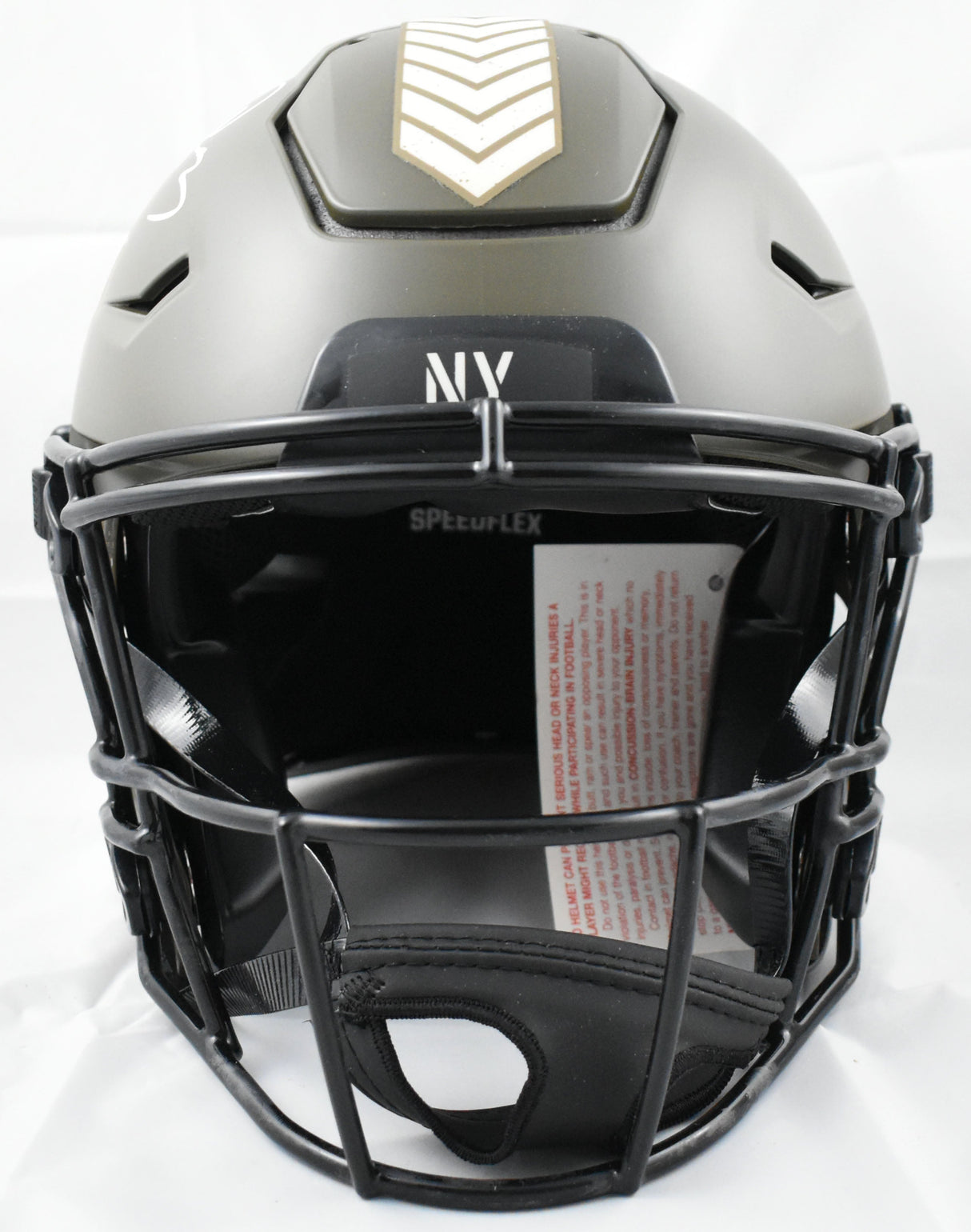 Abdul Carter Autographed New York Giants F/S Salute Speedflex Helmet - Beckett W
