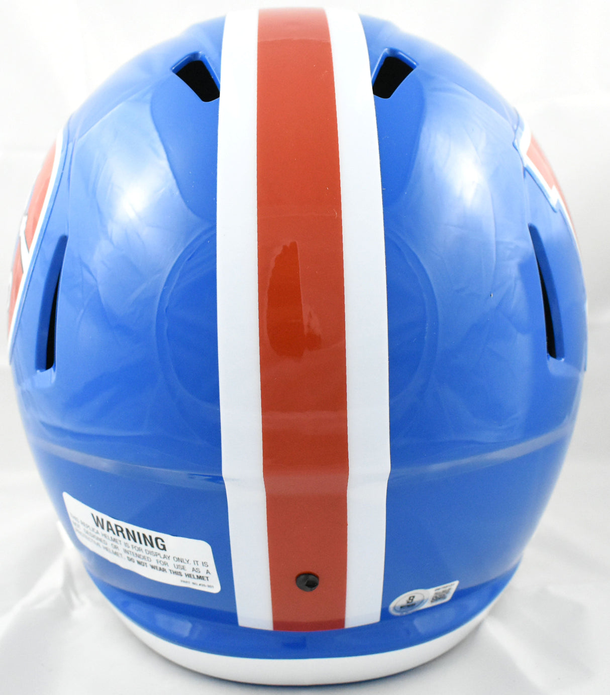 Bo Nix Autographed Denver Broncos F/S 75-96 Speed Helmet - Beckett W Holo