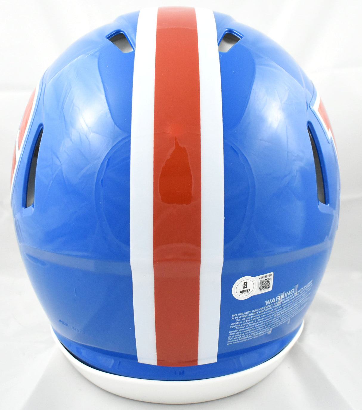 Bo Nix Autographed Denver Broncos F/S 75-96 Speed Authentic Helmet - Beckett W