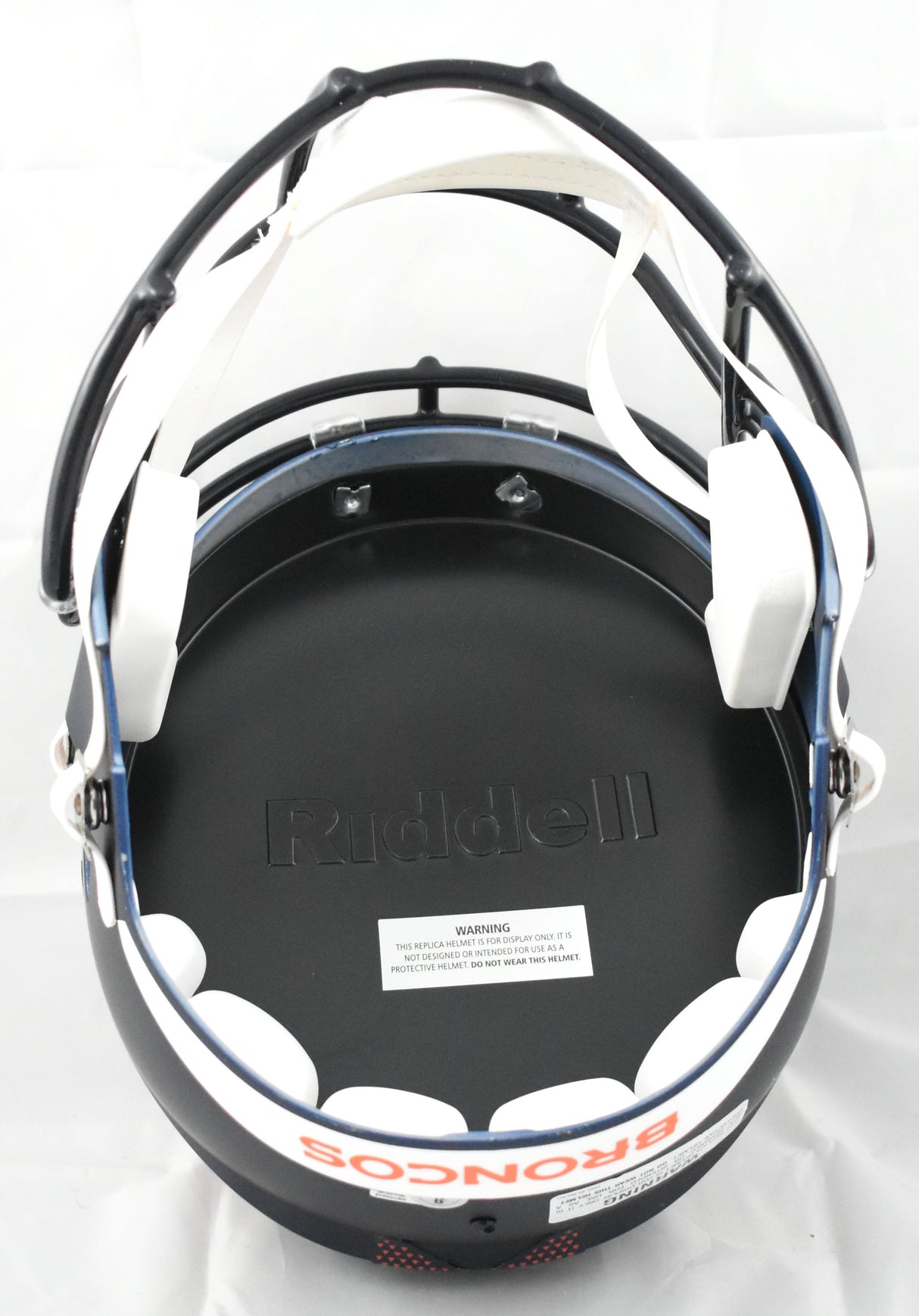 Troy Franklin Autographed Denver Broncos F/S Speed Helmet - Beckett W Holo