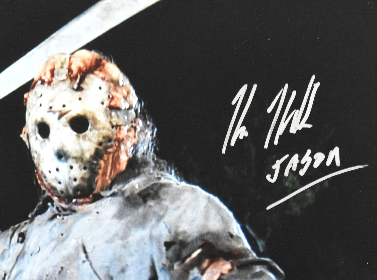 Kane Hodder Autographed Friday the 13th 11x14 Close Up Photo - Beckett Hologram
