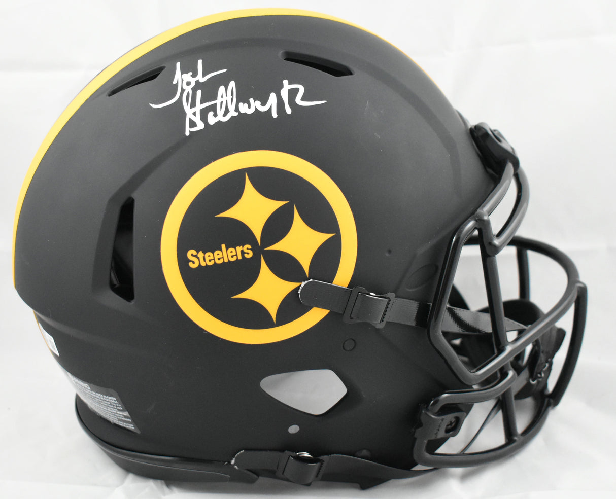 John Stallworth Signed Steelers F/S Eclipse Speed Authentic Helmet- Beckett Holo
