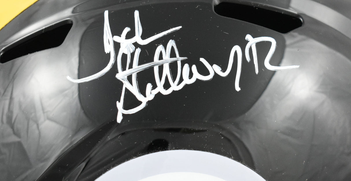 John Stallworth Autographed Steelers F/S Speed Helmet- Beckett Holo