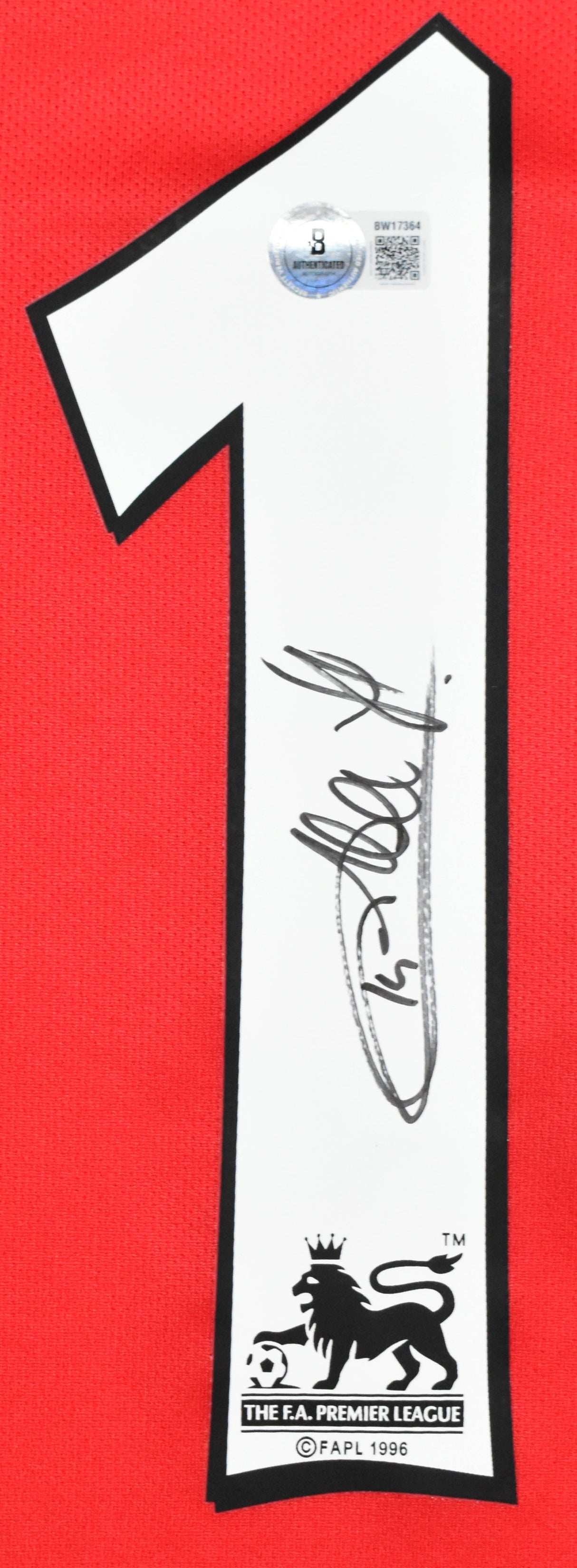 Thierry Henry Autographed Arsenal Home Soccer Jersey #14 - Beckett Holo *L