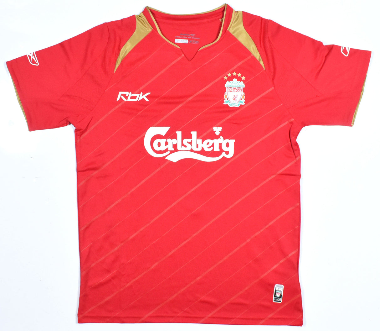 Steven Gerrard Autographed Liverpool Home Soccer Jersey #8 - Beckett Holo *L