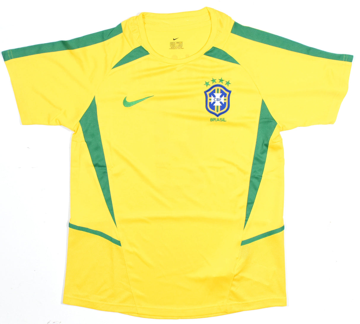 Ronaldo Autographed Brazil Home Soccer Jersey #9 - Beckett Holo *M