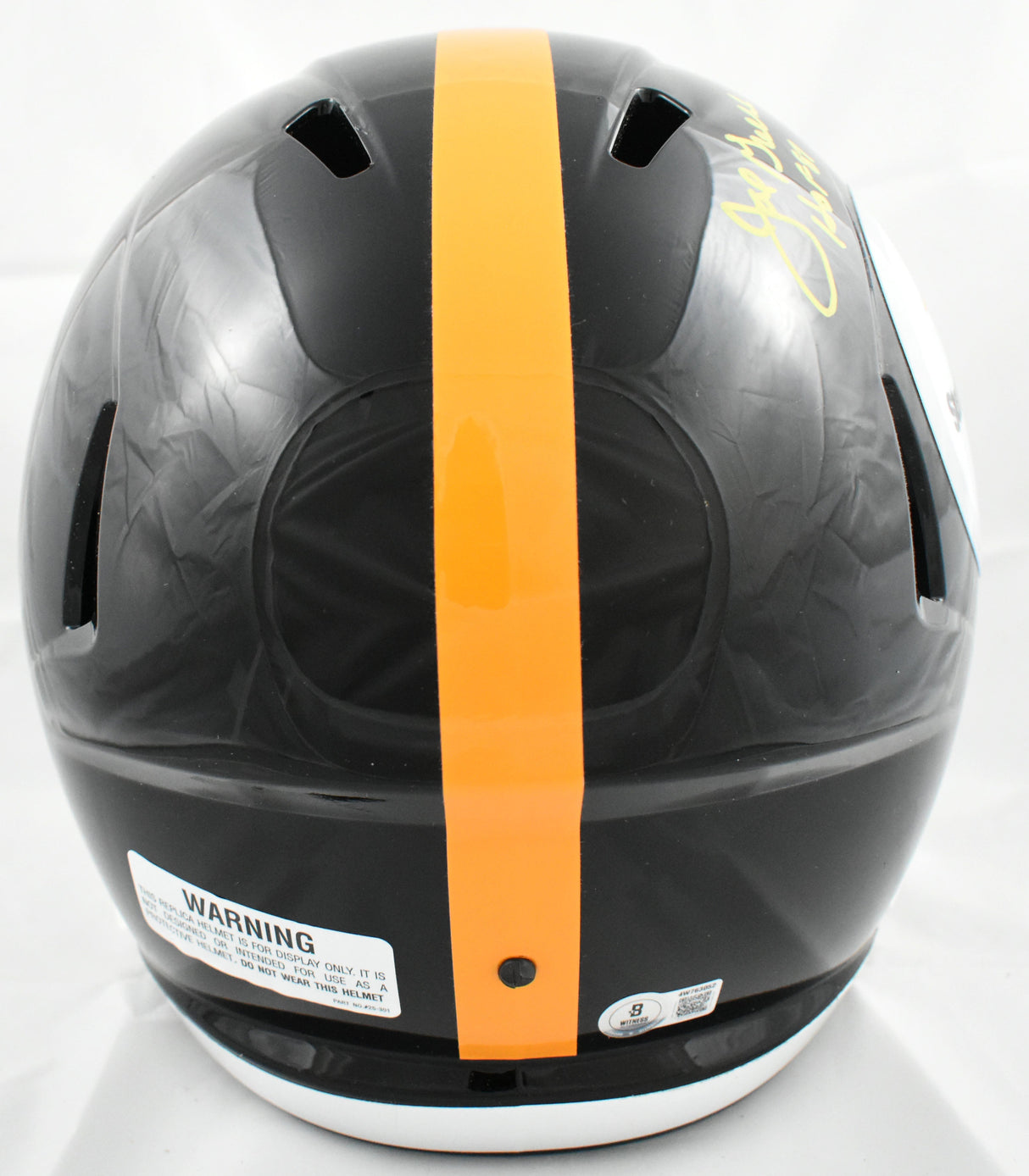 Joe Greene Autographed Steelers F/S 63-76 Speed Helmet - Beckett W Holo