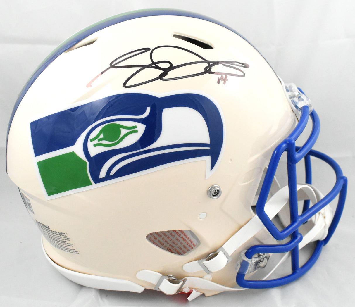 Sam Darnold Signed Seahawks F/S Retro Speed Authentic Helmet - Beckett W *Black