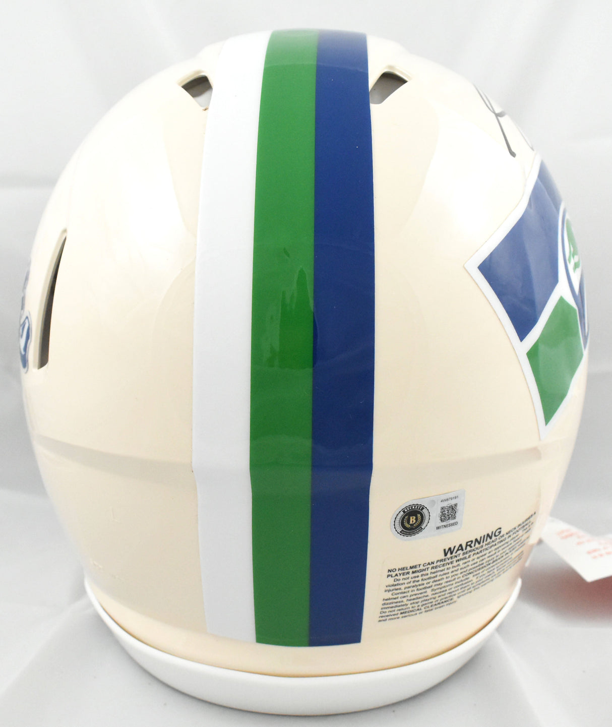 Sam Darnold Signed Seahawks F/S Retro Speed Authentic Helmet - Beckett W *Black