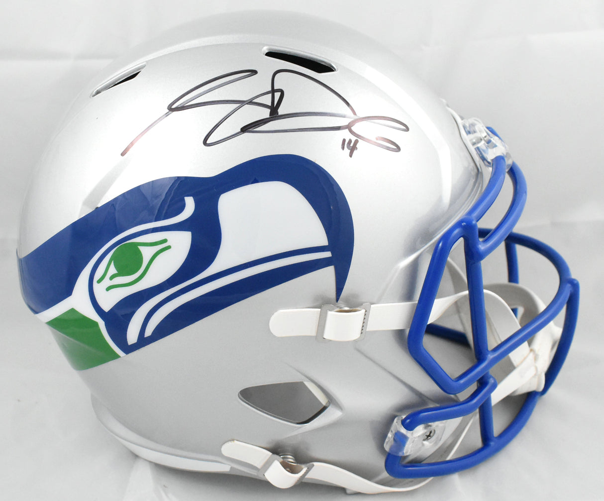 Sam Darnold Autographed Seattle Seahawks F/S 83-01 Speed Helmet - Beckett W Holo