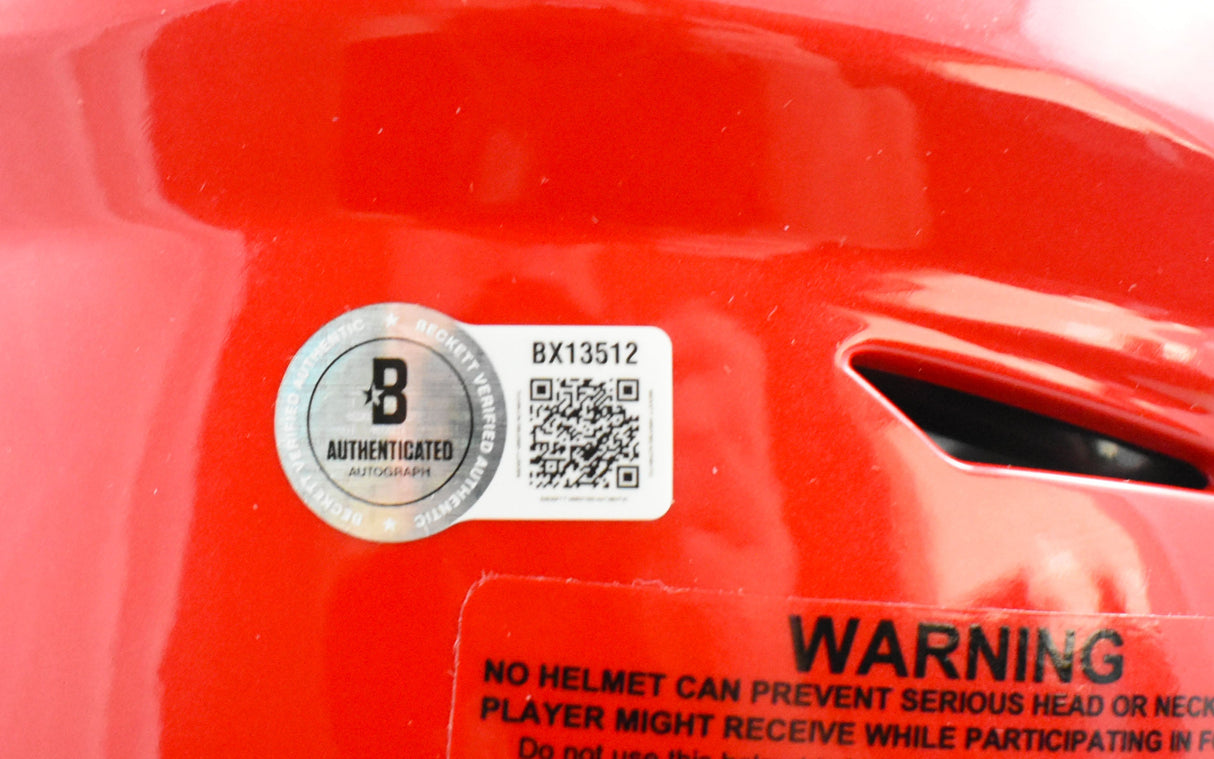 Jared Allen Autographed Kansas City Chiefs F/S Speedflex Helmet HOF - Beckett