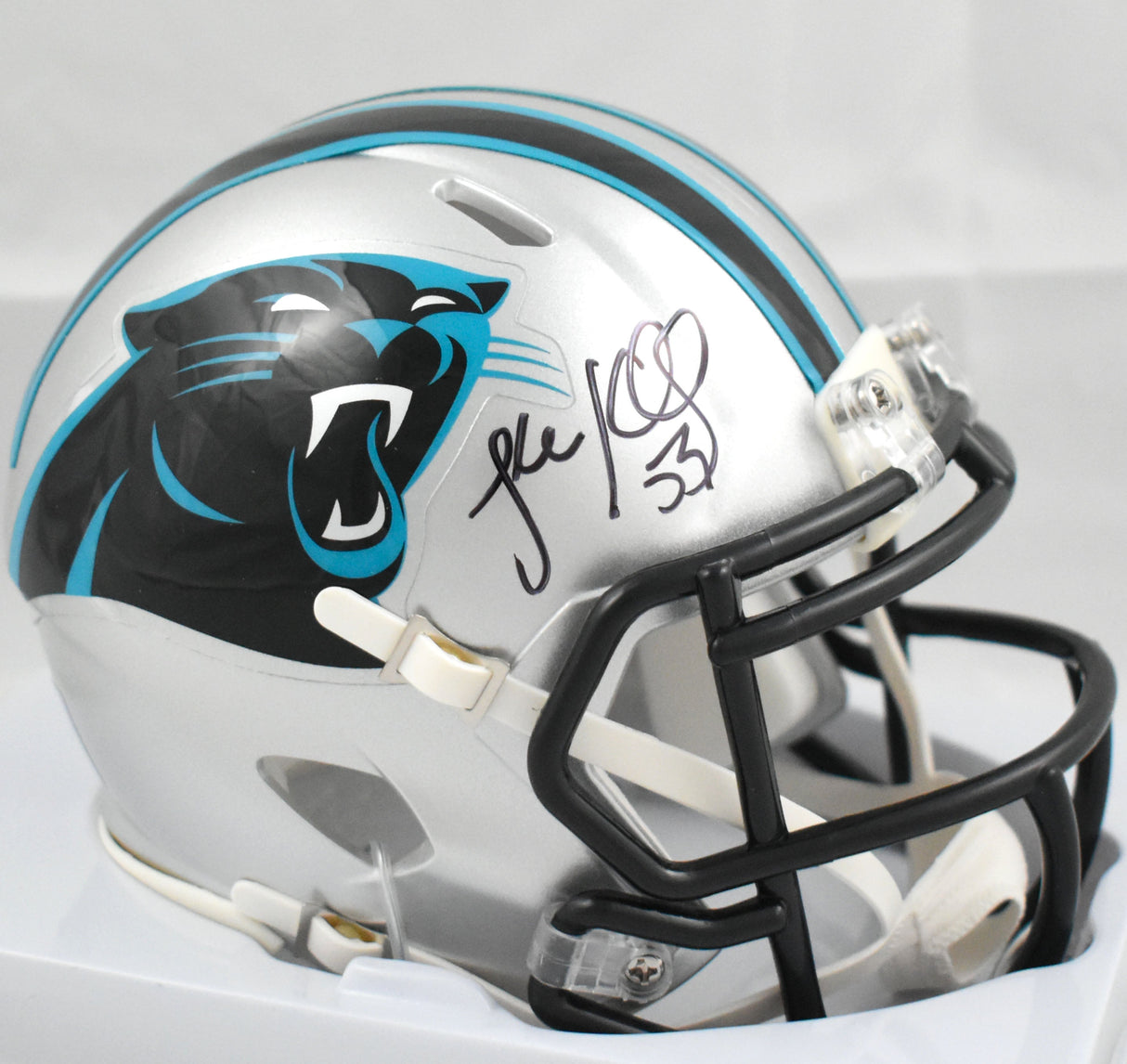 Luke Kuechly Signed Carolina Panthers Speed Mini Helmet - Beckett W Holo *Thin
