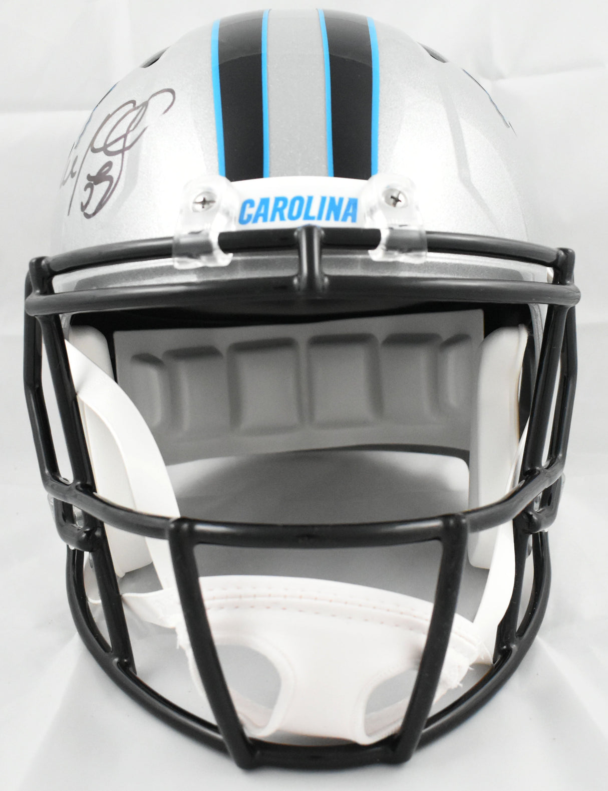 Luke Kuechly Autographed Carolina Panthers F/S Speed Helmet - Beckett W Hologram