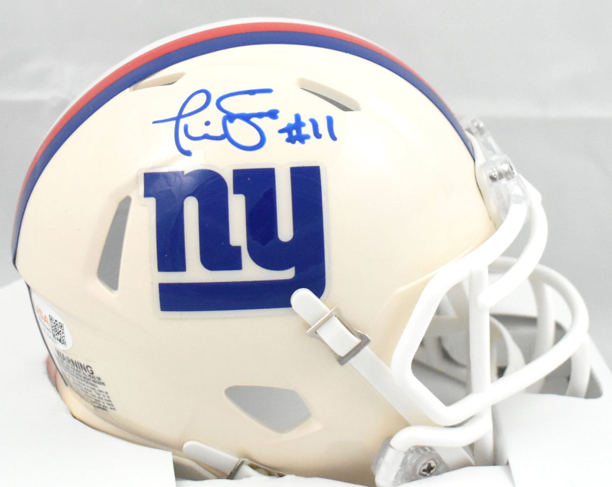 Phil Simms Autographed New York Giants Retro Speed Mini Helmet - JSA W