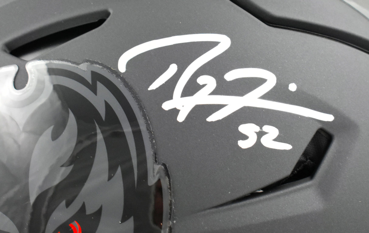 Ray Lewis Signed Baltimore Ravens F/S Alt #2 2026 Speedflex Helmet - Beckett W