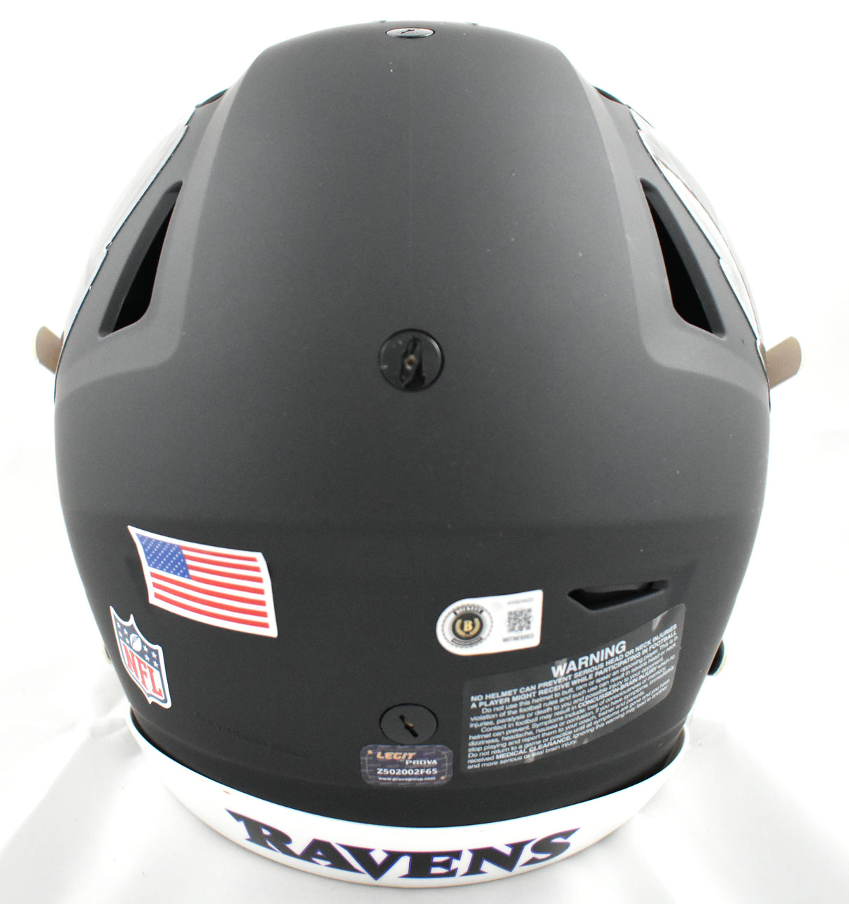 Ray Lewis Signed Baltimore Ravens F/S Alt #2 2026 Speedflex Helmet - Beckett W