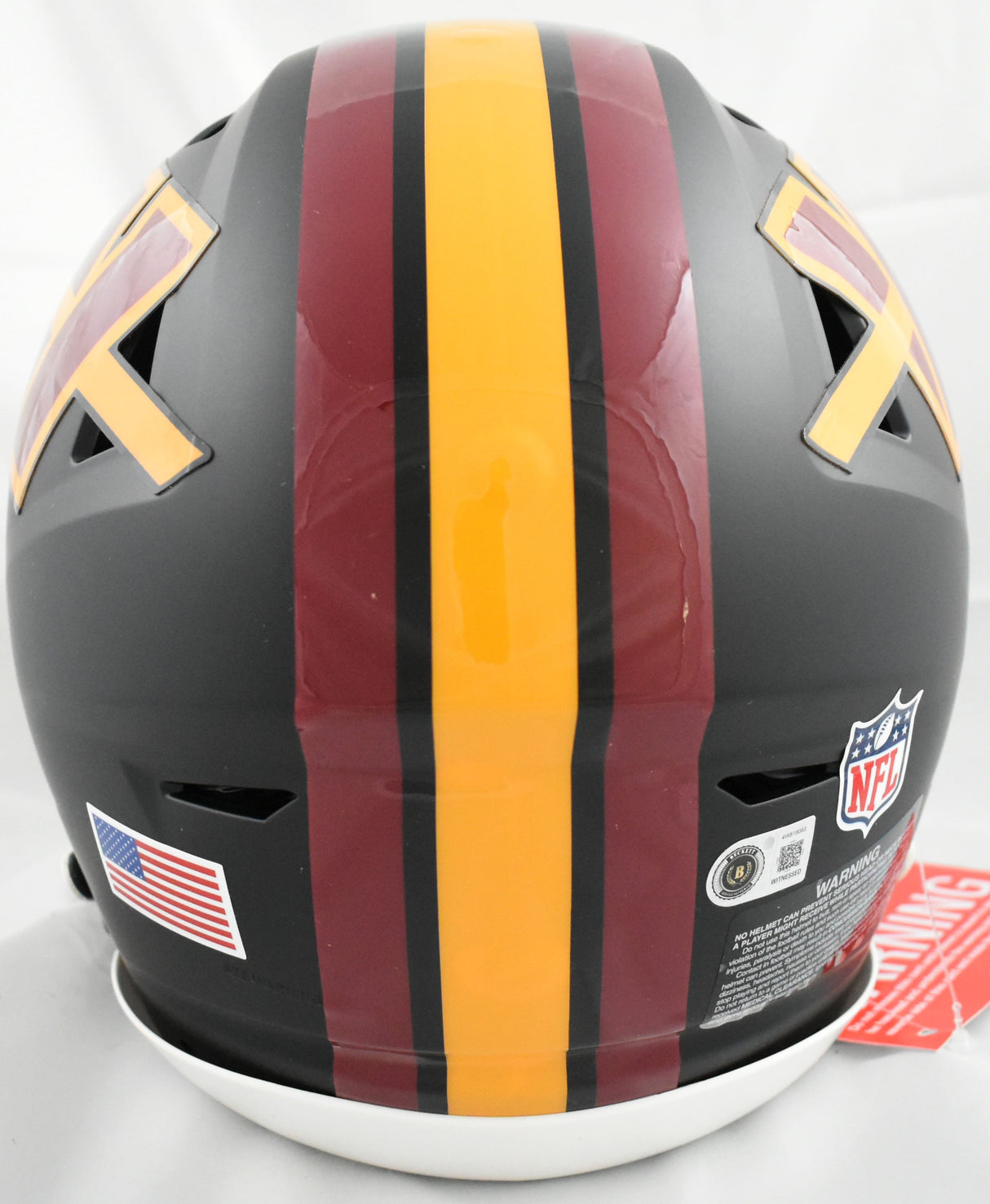 Adrian Peterson Autographed Commanders F/S Alt 2026 Speedflex Helmet - Beckett W