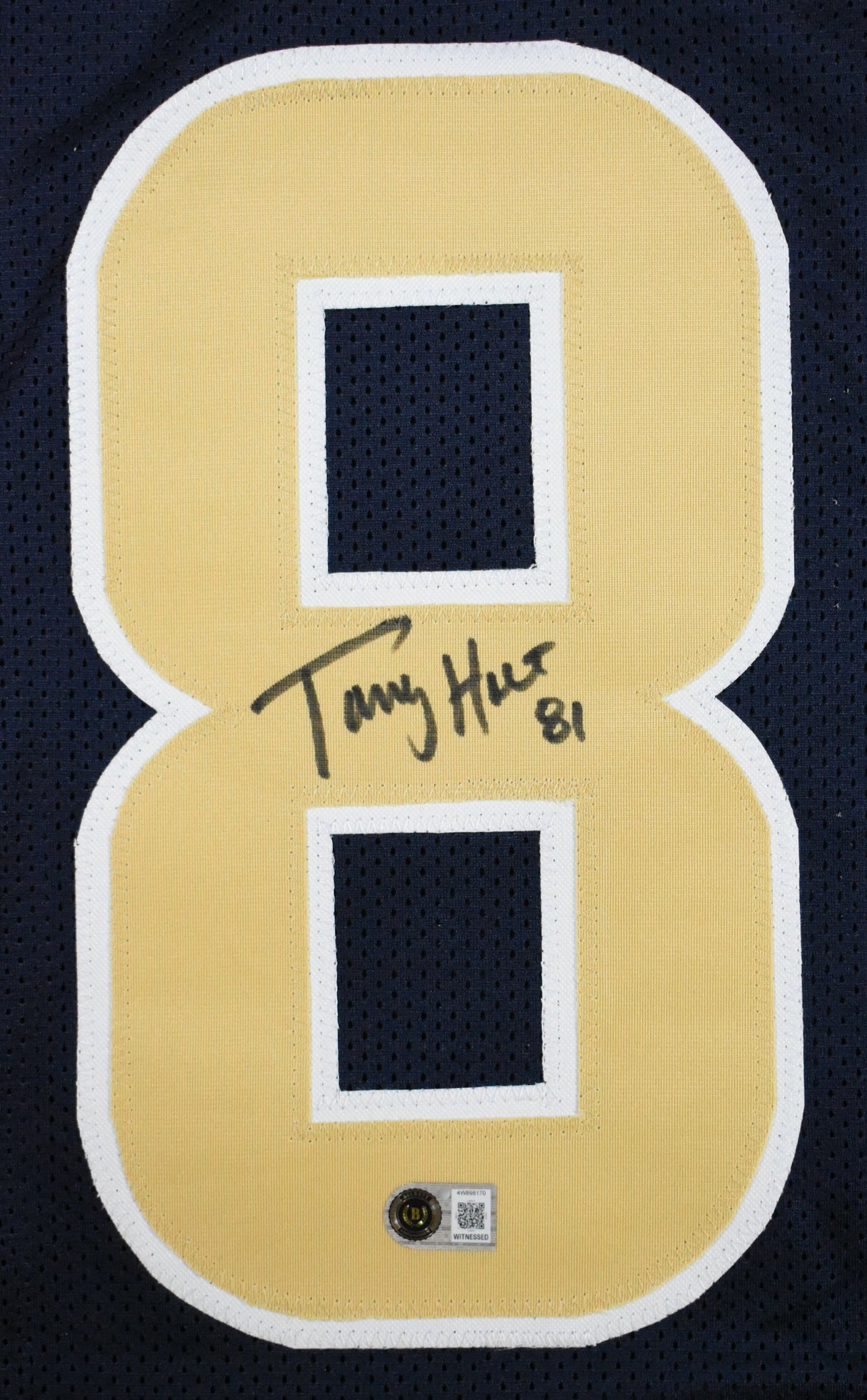 Torry Holt Autographed Blue Pro Style Jersey - Beckett W Hologram