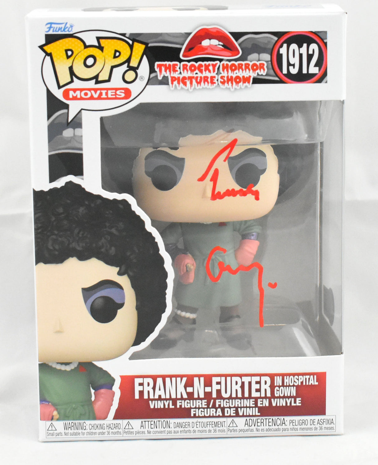Tim Curry Autographed Frank-N-Furter Rocky Horror Funko Pop #1912-Beckett W Holo