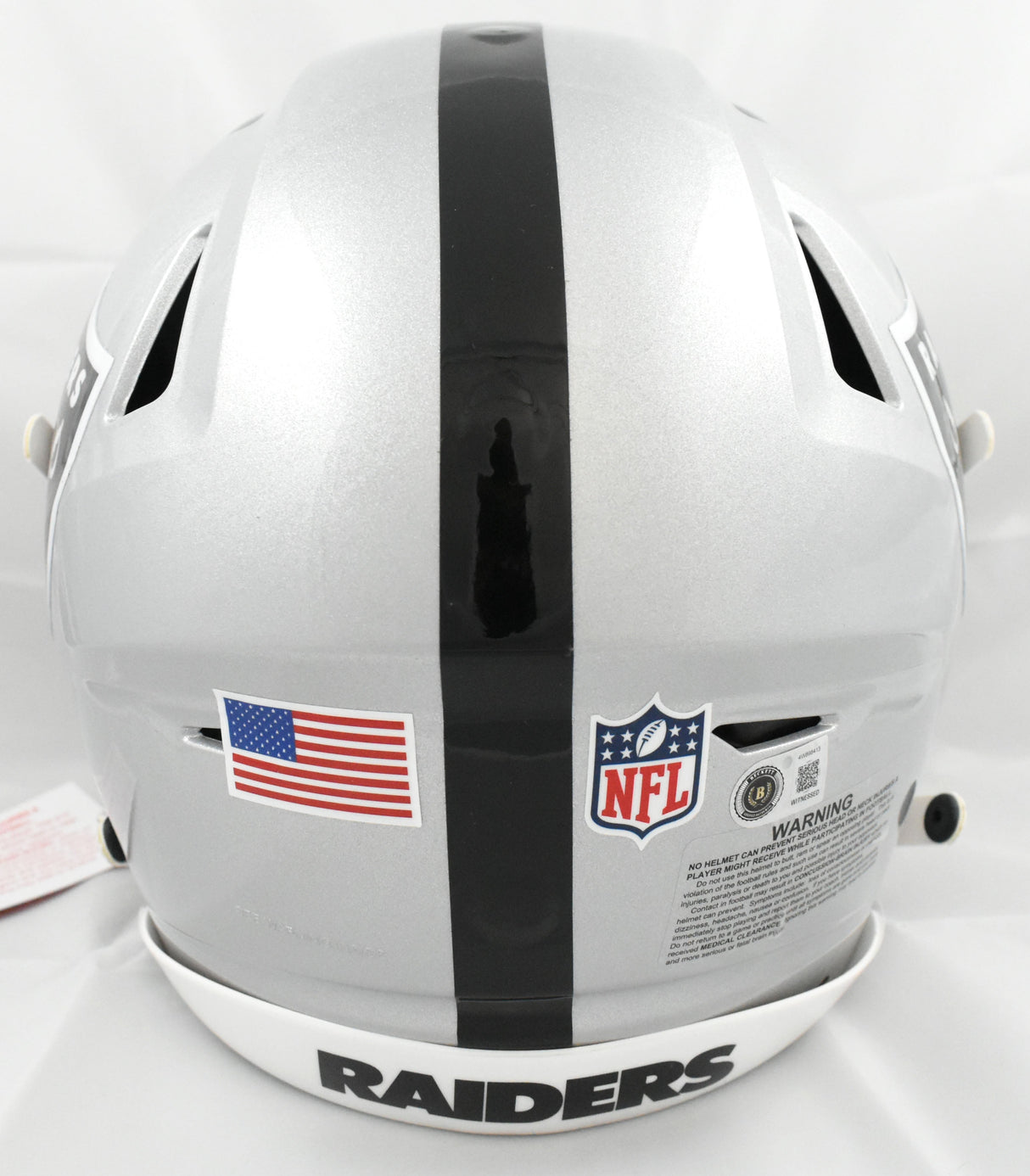 Ashton Jeanty Autographed Las Vegas Raiders F/S Speedflex Helmet- Beckett W Holo
