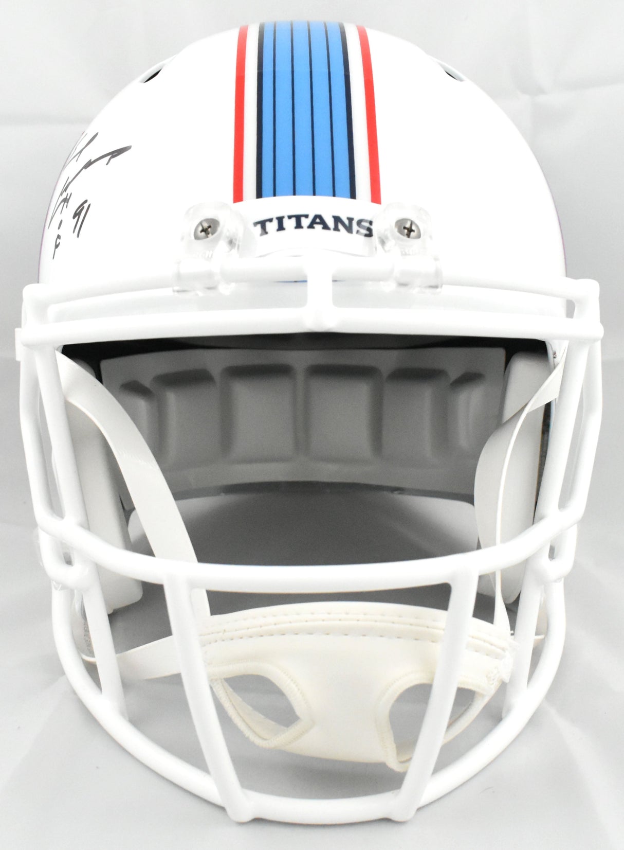 Earl Campbell Autographed Tennessee Titans F/S 2026 Speed Helmet-Beckett W Holo