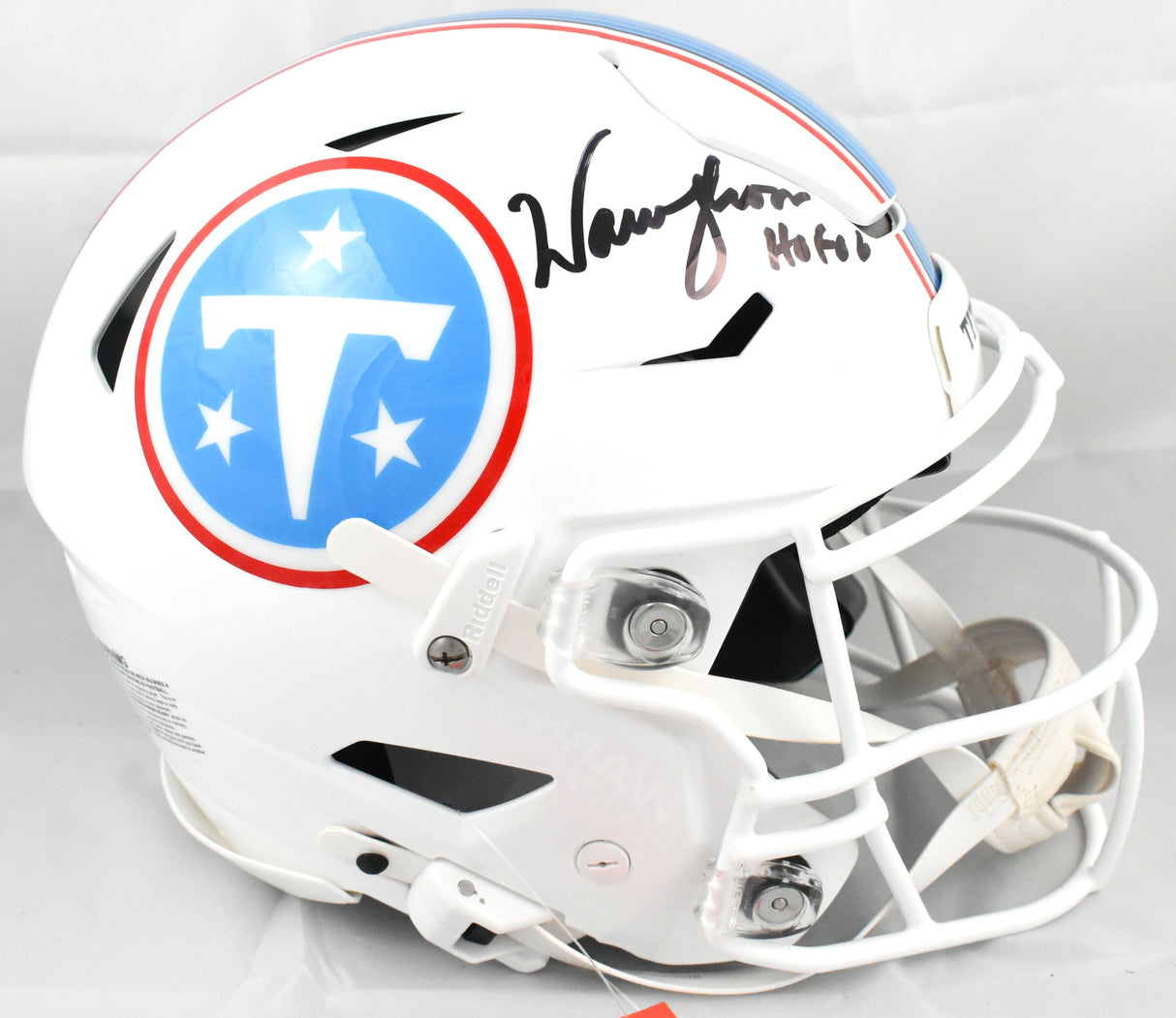 Warren Moon Autographed Titans F/S 2026 Speedflex Helmet HOF- Beckett W Hologram