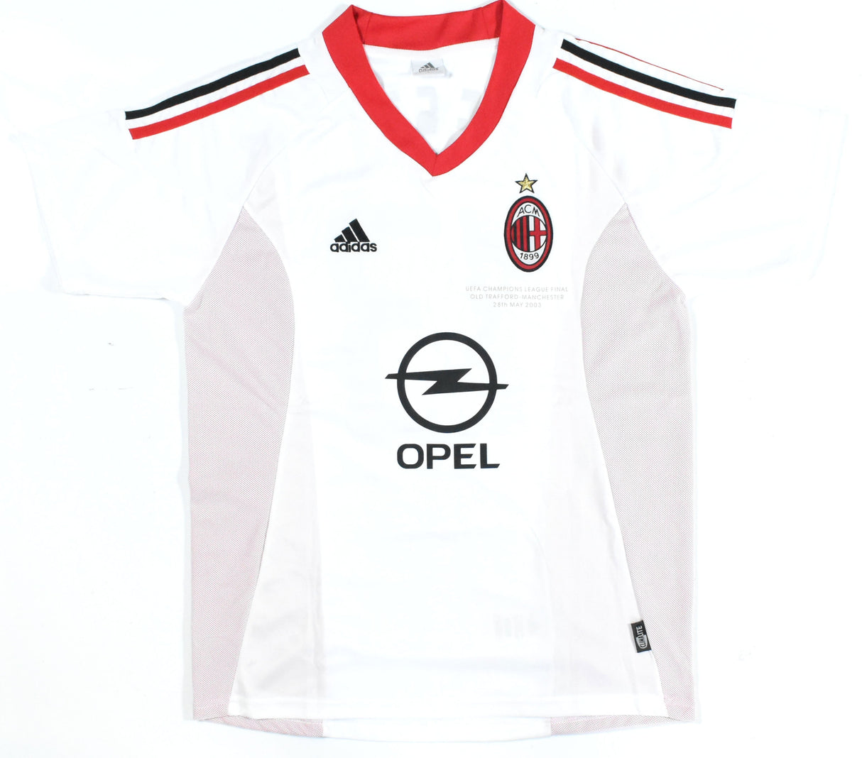 Alessandro Nesta Autographed AC Milan Away Soccer Jersey #13- Beckett W Holo *L