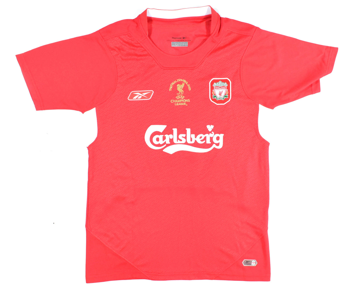 Steven Gerrard Autographed Liverpool Home Soccer Jersey #8- Beckett Holo *S