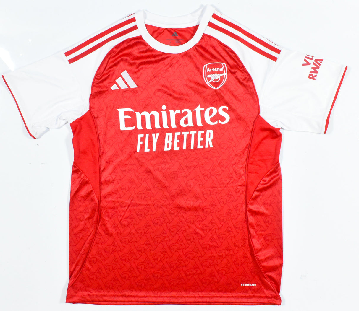 Saka Autographed Arsenal FC Home Soccer Jersey #7 - Beckett Holo *L