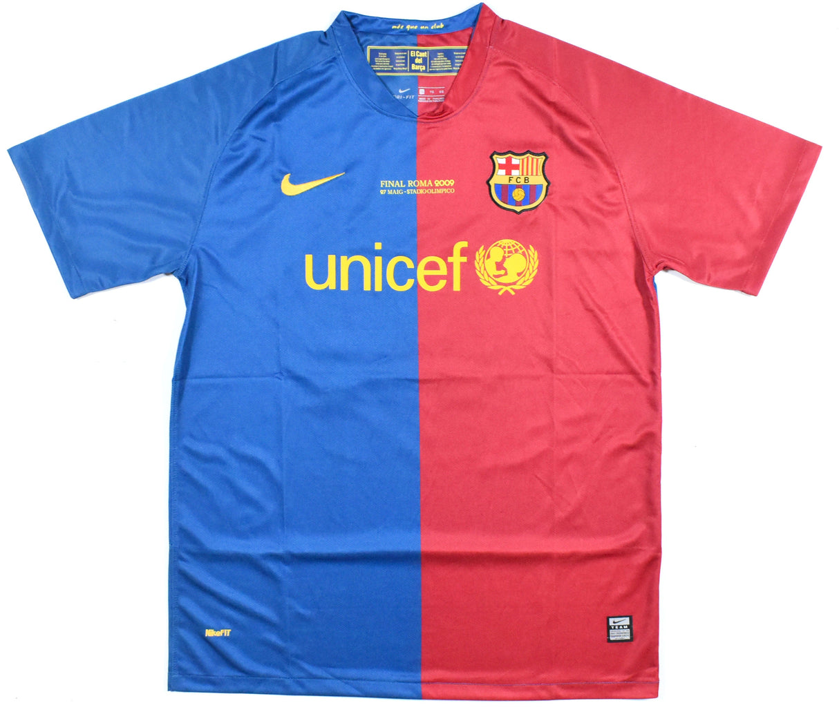 Lionel Messi Autographed FC Barcelona Home Soccer Jersey #10-Beckett Holo*XL LOA