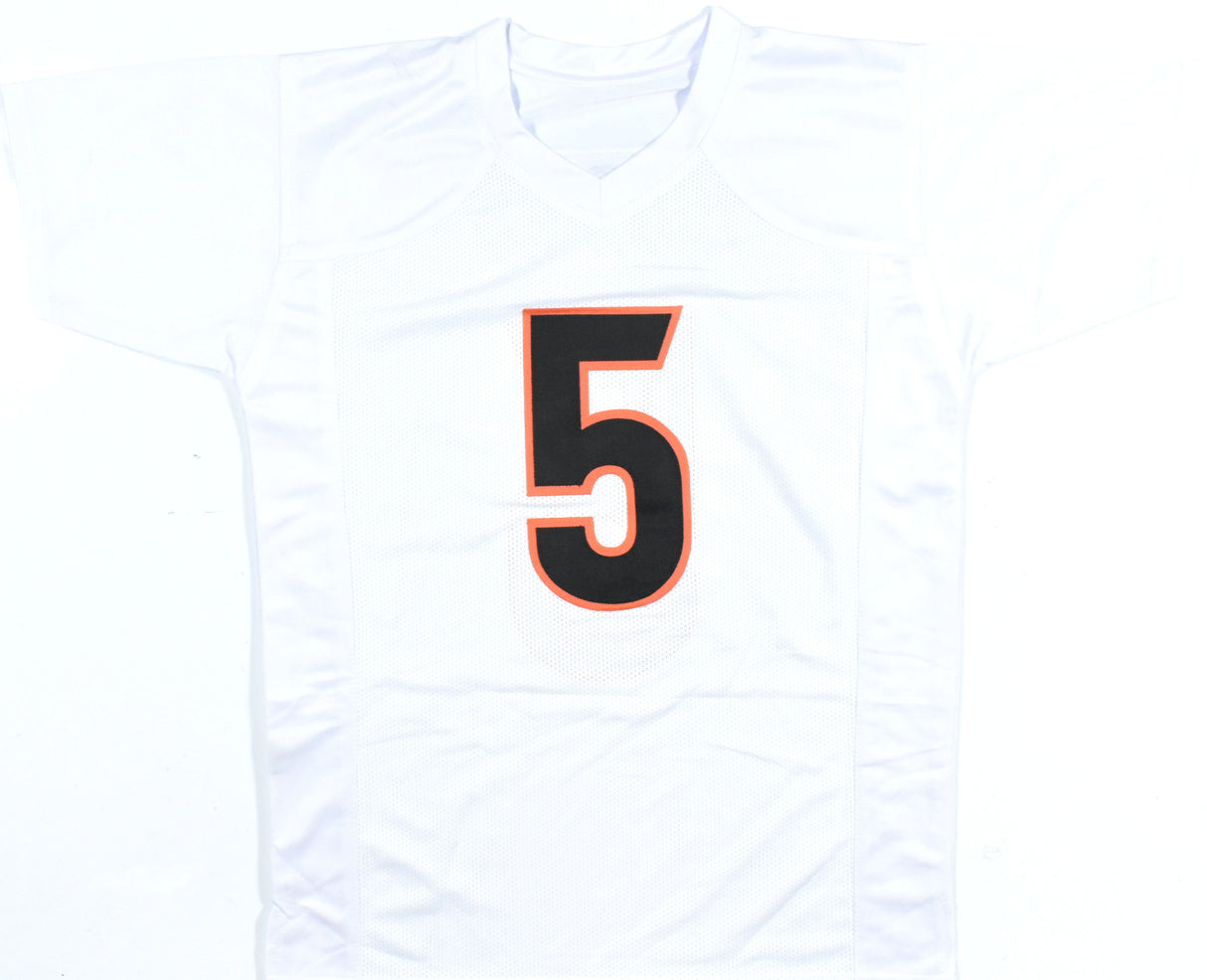Tee Higgins Autographed White Pro Style Jersey - Beckett Hologram