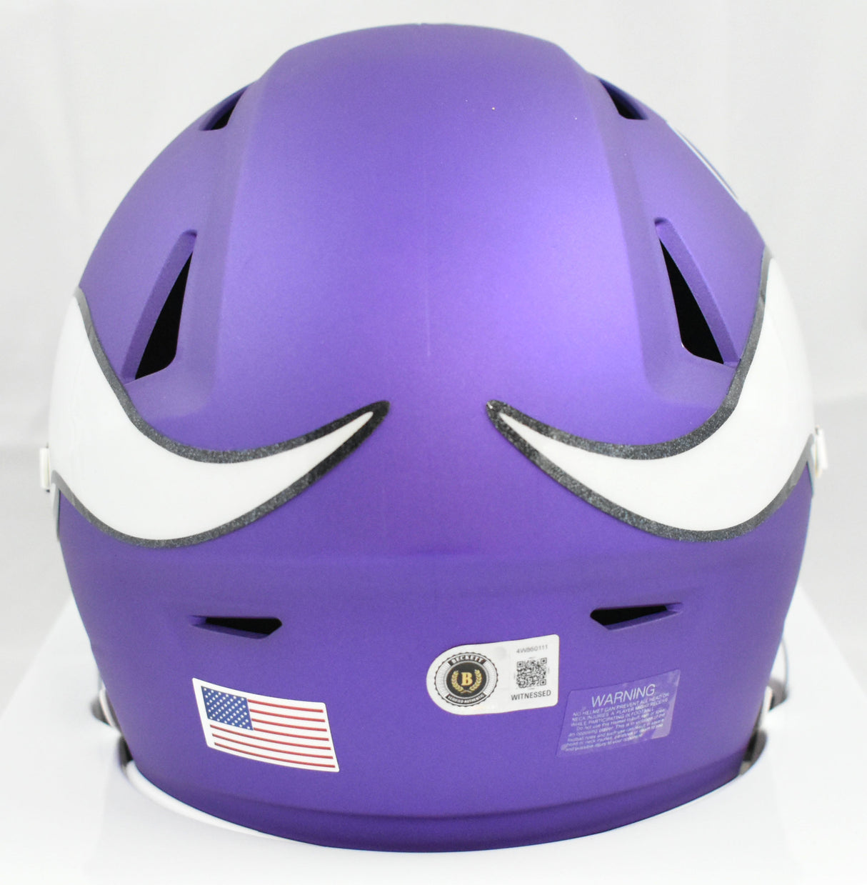 Justin Jefferson Signed Minnesota Vikings Mid-Size SpeedFlex Helmet - Beckett W