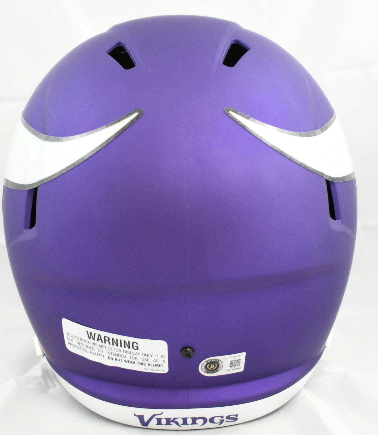 Justin Jefferson Autographed Minnesota Vikings F/S Speed Helmet - Beckett W Holo