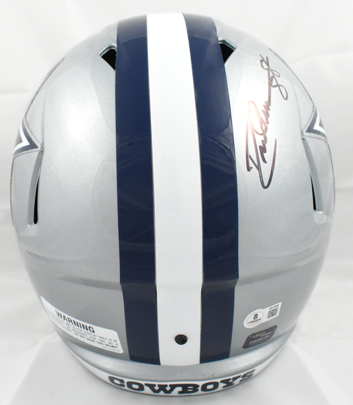 Staubach Dorsett Pearson Signed Cowboys F/S Speed Helmet - Beckett Hologram