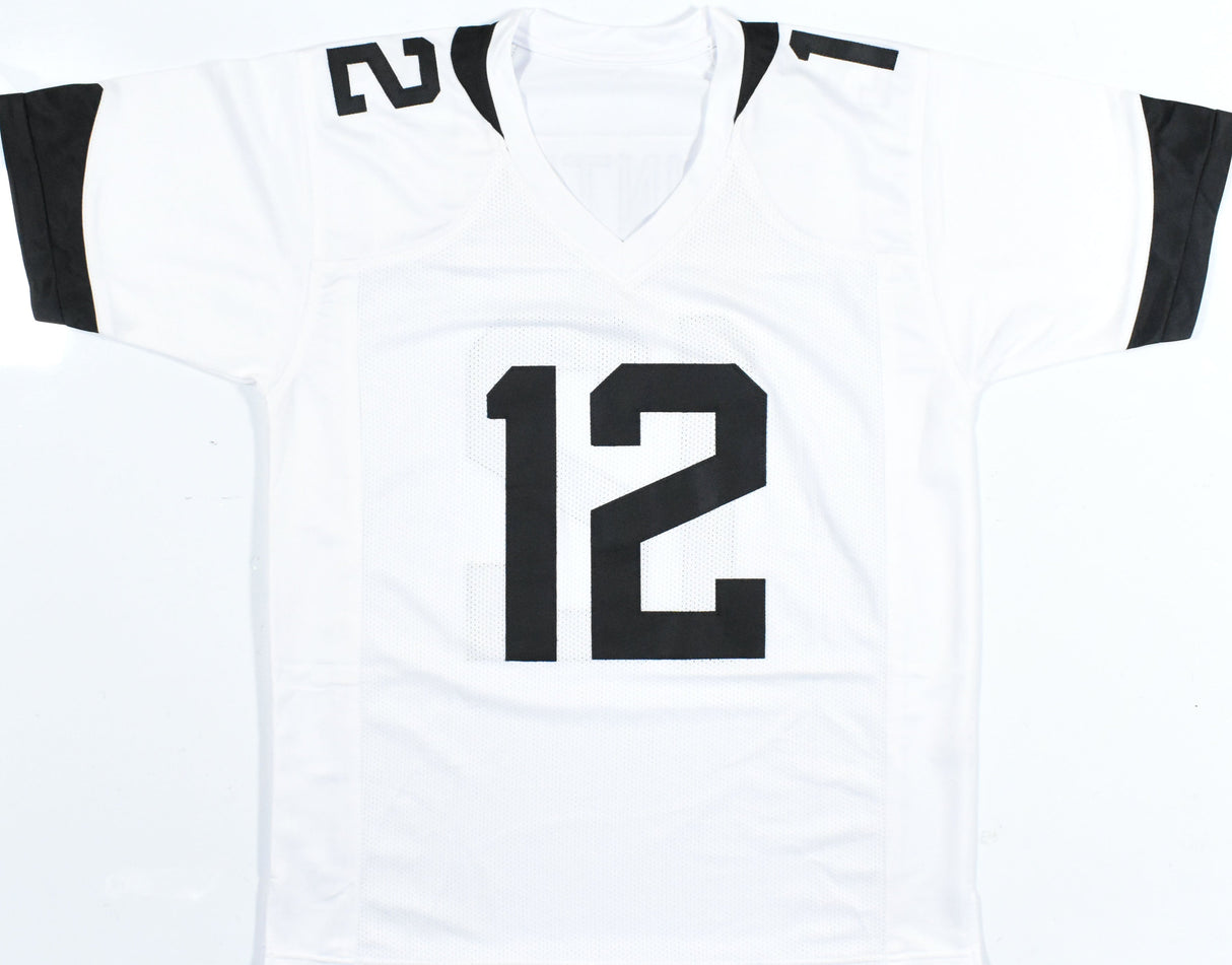 Travis Hunter Autographed White Pro Style Jersey - Beckett W Hologram