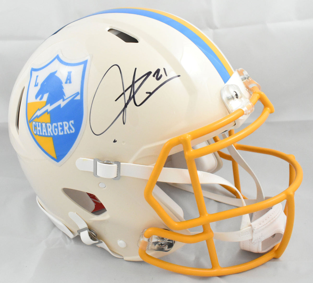 LaDainian Tomlinson Autographed Chargers F/S Retro Speed Authentic - Beckett